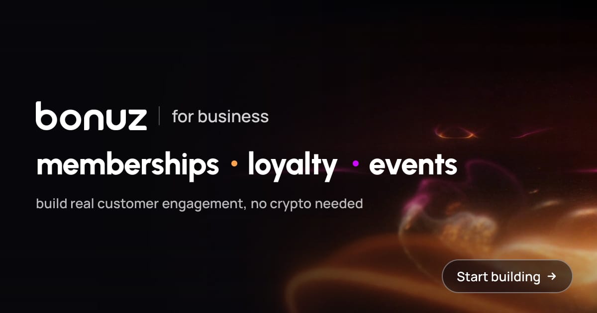 bonuz for business — Memberships, Loyalty, Events & Quests